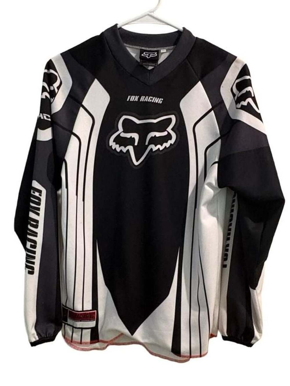 Fox Racing Motocross Jersey Black White HC